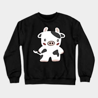 Kawaii Cow Crewneck Sweatshirt